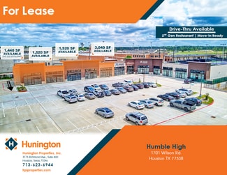 Plus de détails pour 1701 Wilson Rd, Humble, TX - Local commercial à louer