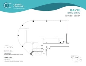 6701 Carmel Rd, Charlotte, NC à louer Plan d’étage– Image 1 sur 1