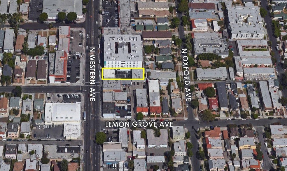 918 N Western Ave, Los Angeles, CA à louer - Aérien – Image 3 sur 8