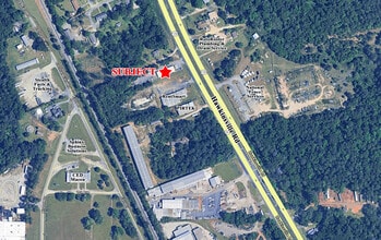 7381 Hawkinsville Rd, Macon-Bibb, GA - Vue aérienne  vue de carte - Image1