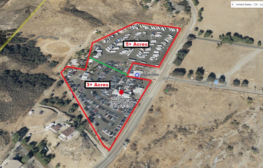 29753-29757 Bouquet Canyon Rd, Santa Clarita, CA à louer - Aérien – Image 1 sur 6