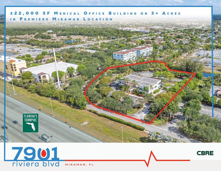 7901 Riviera Blvd, Miramar, FL à vendre - Photo de l’immeuble – Image 1 sur 17
