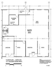 211 W Gateway Rd, Napa, CA à louer Plan d’étage– Image 2 sur 2