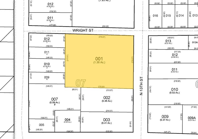 225 N 13th St, Griffin, GA à vendre - Plan cadastral – Image 2 sur 2