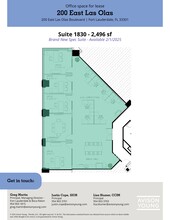 200 E Las Olas Blvd, Fort Lauderdale, FL à louer Plan de site– Image 1 sur 1