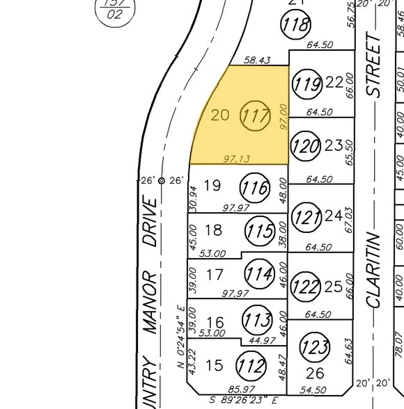2658 Peterson Creek Dr, Santa Rosa, CA à vendre - Plan cadastral – Image 2 sur 2