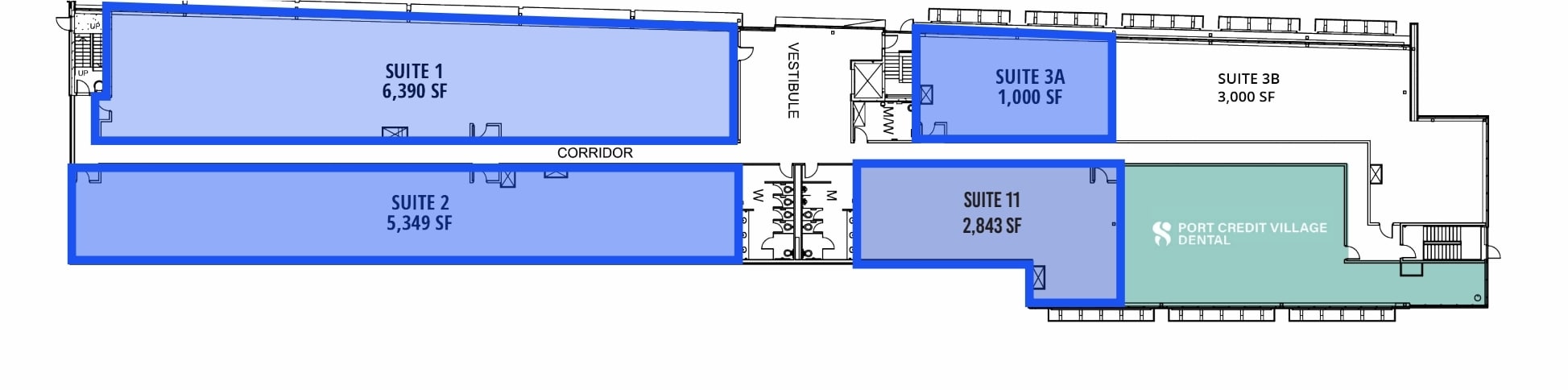 70 S Mississauga Rd, Mississauga, ON à louer Plan d’étage– Image 1 sur 1