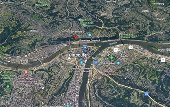 4 E Sycamore Ter, Pittsburgh, PA - Vue aérienne  vue de carte