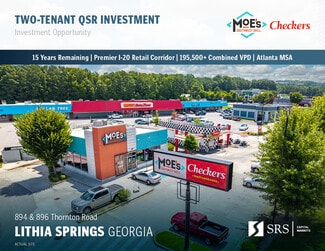 Plus de détails pour Two-Tenant QSR | Abs NNN w/ Increases – Local commercial à vendre, Lithia Springs, GA