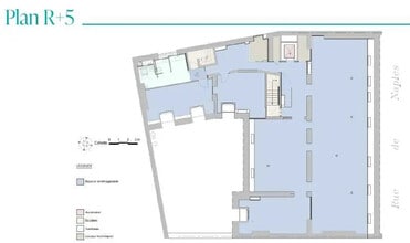 36 Rue De Naples, Paris à louer Plan d’étage– Image 1 sur 2
