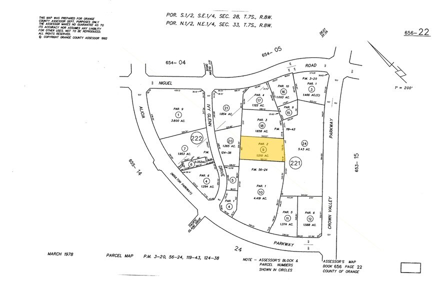 30101 Town Center Dr, Laguna Niguel, CA à louer - Plan cadastral – Image 2 sur 21