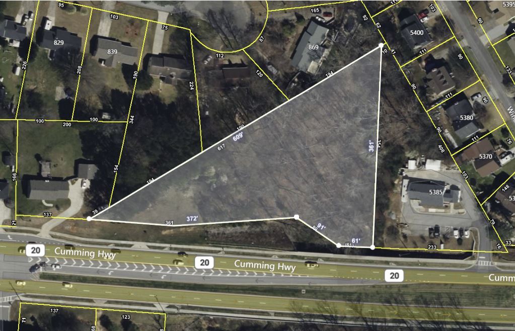 591 Cumming NE Hwy, Sugar Hill, GA à vendre Aérien– Image 1 sur 2