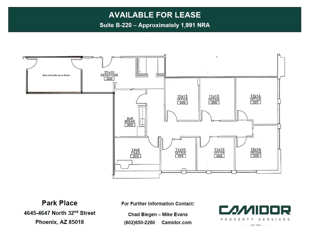 4645-4647 N 32nd St, Phoenix, AZ à vendre Plan d’étage– Image 1 sur 1
