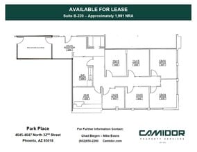 4645-4647 N 32nd St, Phoenix, AZ à vendre Plan d’étage– Image 1 sur 1