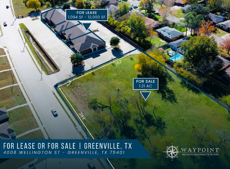4006 Wellington St, Greenville, TX à louer - Aérien – Image 3 sur 13