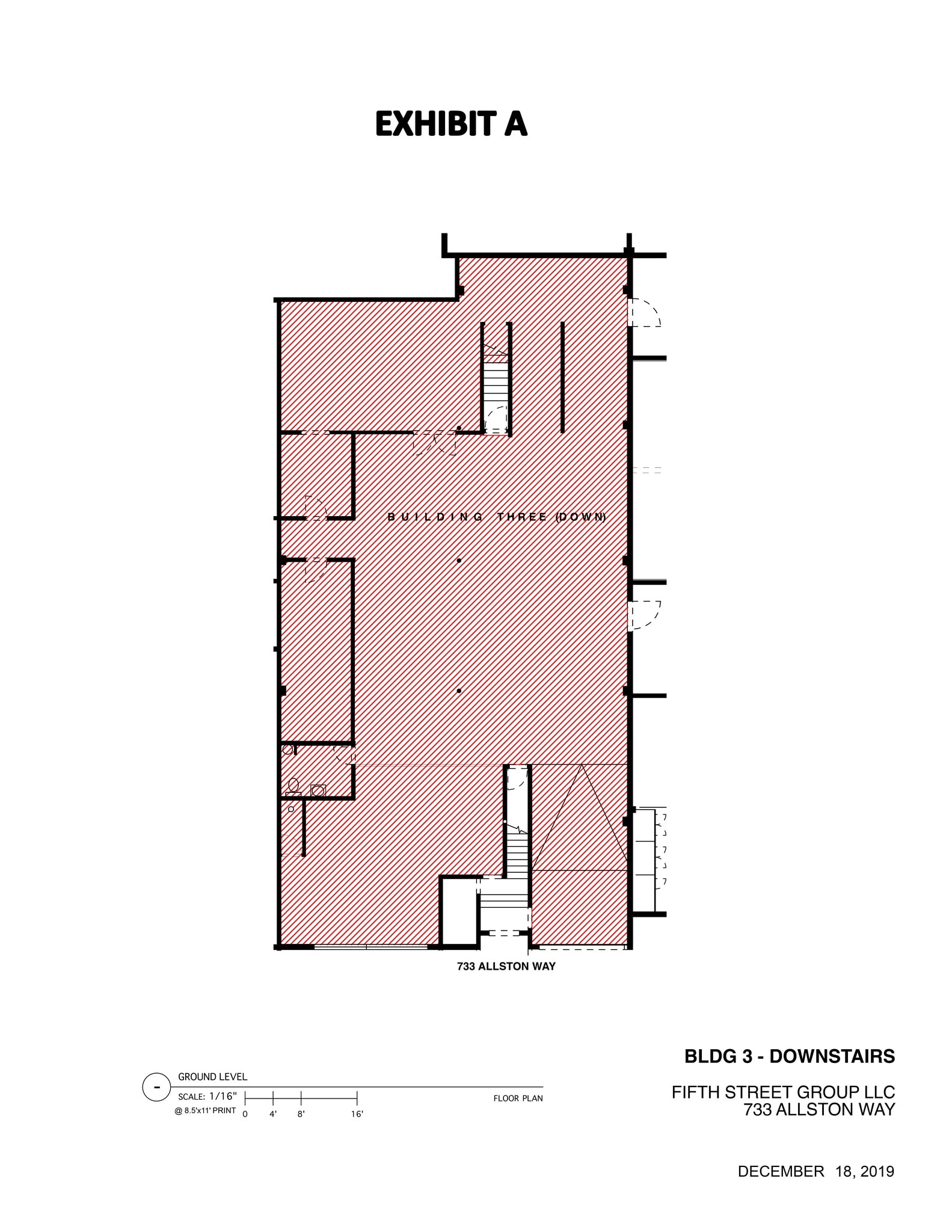733 Allston Way, Berkeley, CA à louer Plan de site– Image 1 sur 6