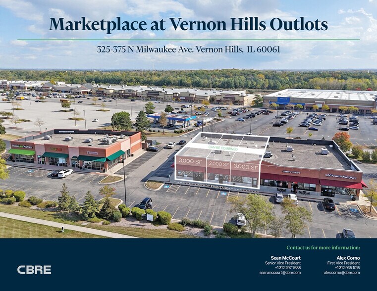 325 N Milwaukee Ave, Vernon Hills, IL à louer - Photo de l’immeuble – Image 1 sur 5