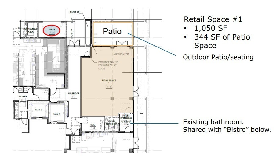 1017 S Bascom Ave, San Jose, CA à louer Plan d’étage– Image 1 sur 2