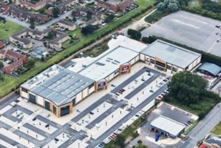 Doncaster Rd, Scunthorpe, SHS - VUE AÉRIENNE  vue de carte
