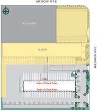 8600 Banana Ave, Fontana, CA à louer Plan de site– Image 2 sur 2