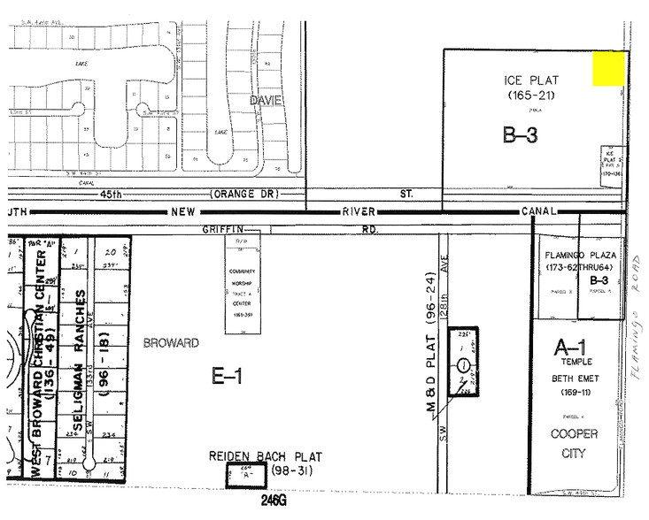 4301 S Flamingo Rd, Davie, FL à louer - Plan cadastral – Image 3 sur 6