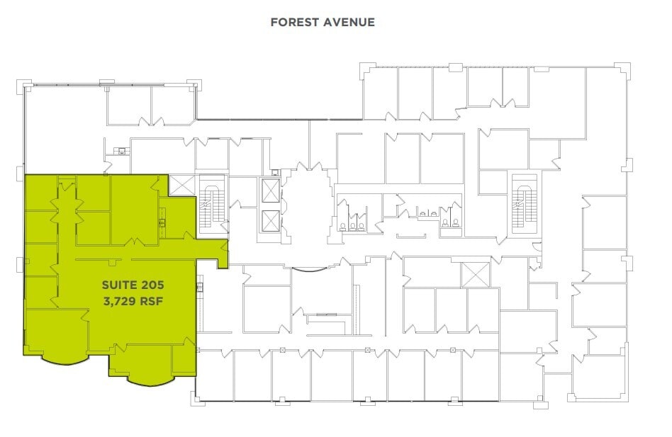 7231 Forest Ave, Richmond, VA à louer Plan d’étage– Image 1 sur 1