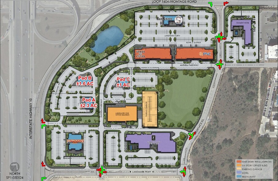 W Ih-10 West, San Antonio, TX à louer - Plan de site – Image 2 sur 3