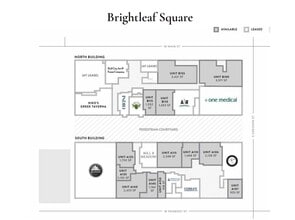 905 W Main St, Durham, NC à louer Plan d’étage– Image 2 sur 2