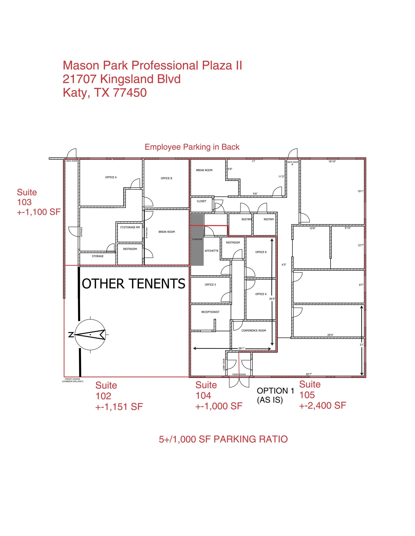 21707 Kingsland Blvd, Katy, TX à louer Plan de site– Image 1 sur 3