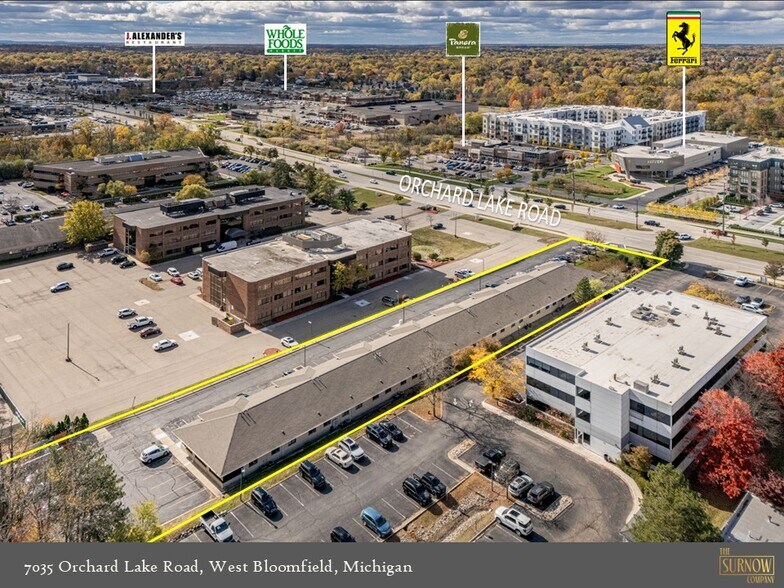 7035 Orchard Lake Rd, West Bloomfield, MI à louer - Photo de l’immeuble – Image 2 sur 22