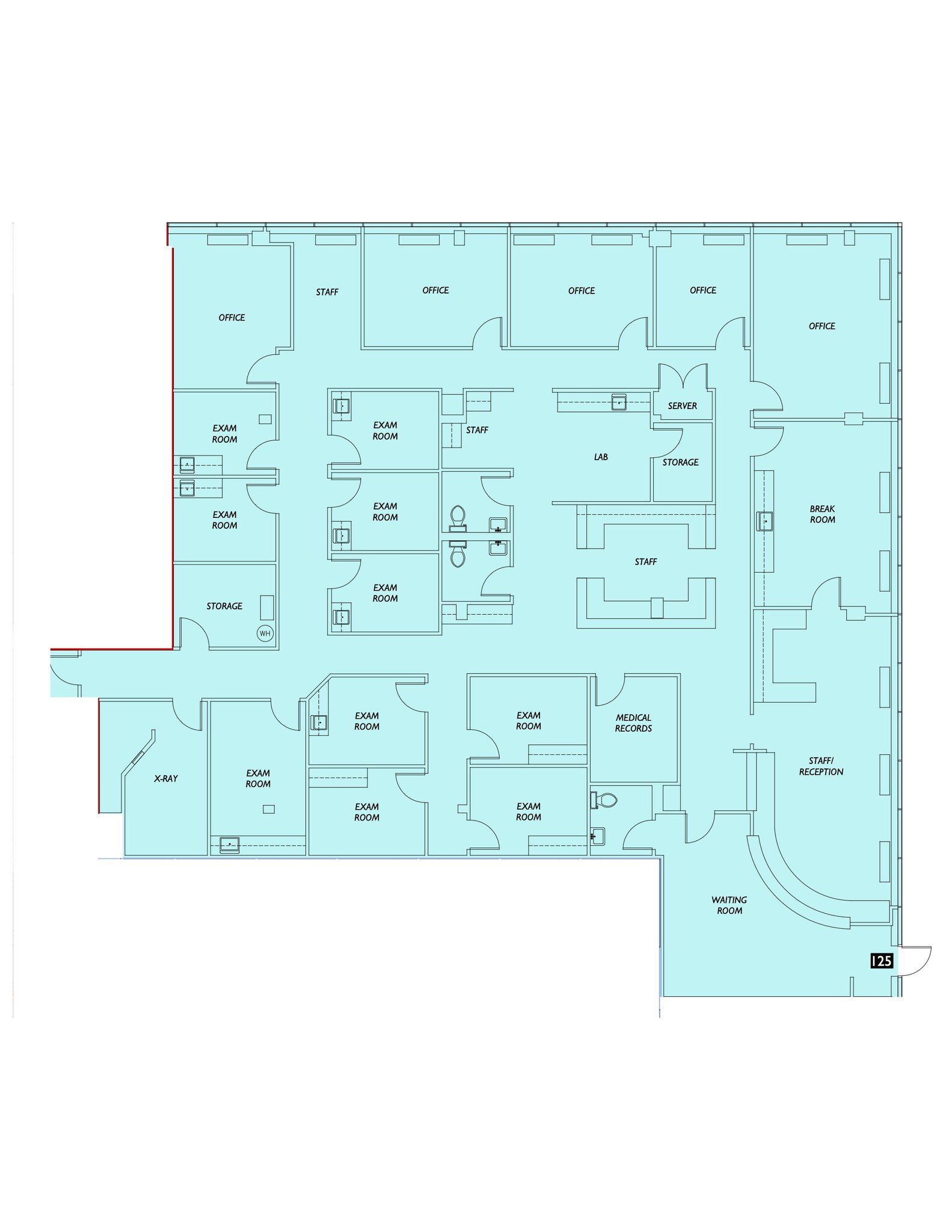 2301 Research Blvd, Rockville, MD à louer Plan d’étage– Image 1 sur 1