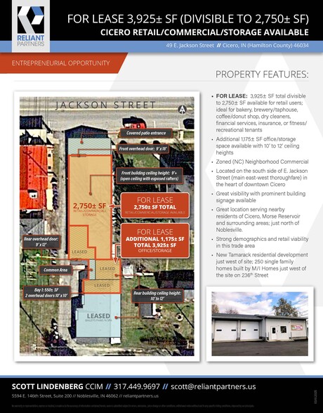 49 E Jackson St, Cicero, IN à louer - Plan de site – Image 3 sur 9