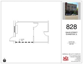 828 Davis St, Evanston, IL à louer Plan de site– Image 1 sur 3