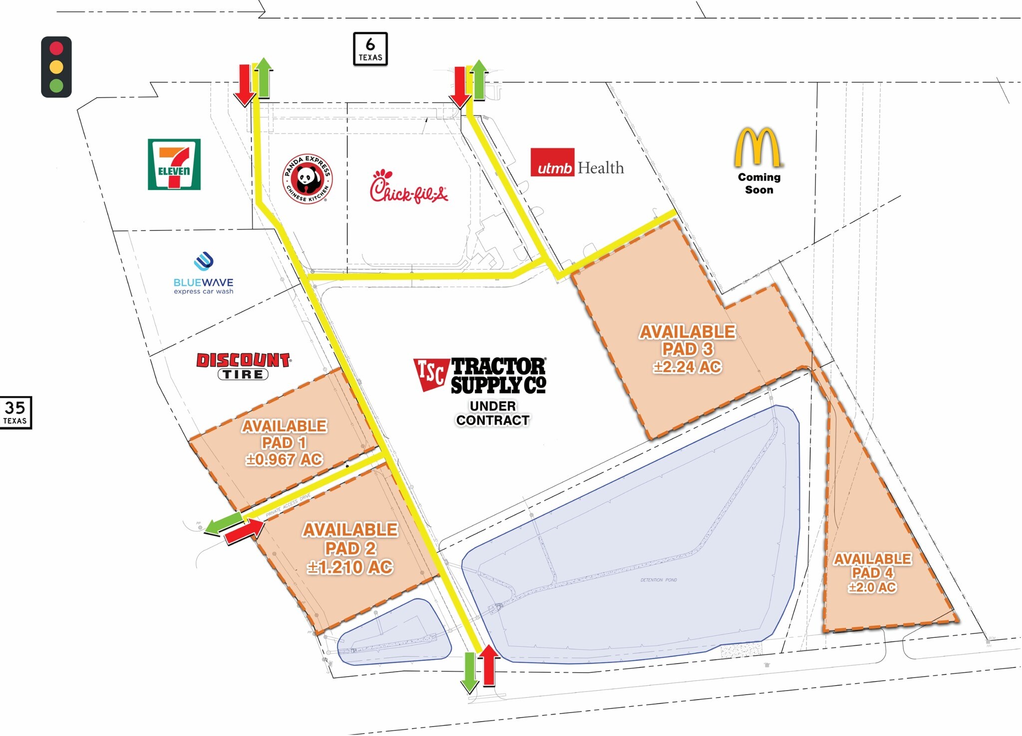 SEC HWY 6 at HWY 3, Alvin, TX à vendre Plan de site– Image 1 sur 2
