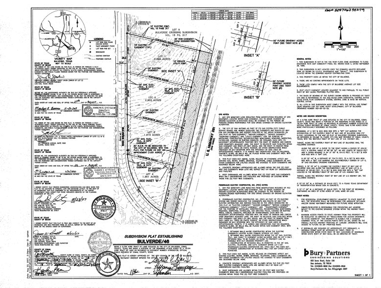 167-179 Bulverde Rd, Bulverde, TX à vendre - Plan cadastral – Image 3 sur 3