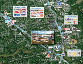 7401 Forbes Blvd, Lanham, MD - VUE AÉRIENNE  vue de carte