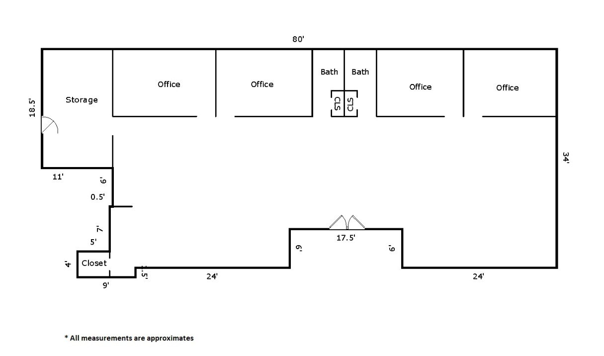 1030 E Route 66, Glendora, CA à louer Plan d’étage– Image 1 sur 2
