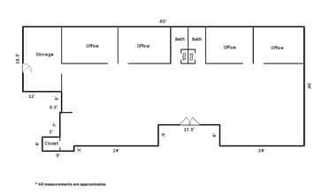 1030 E Route 66, Glendora, CA à louer Plan d’étage– Image 1 sur 2