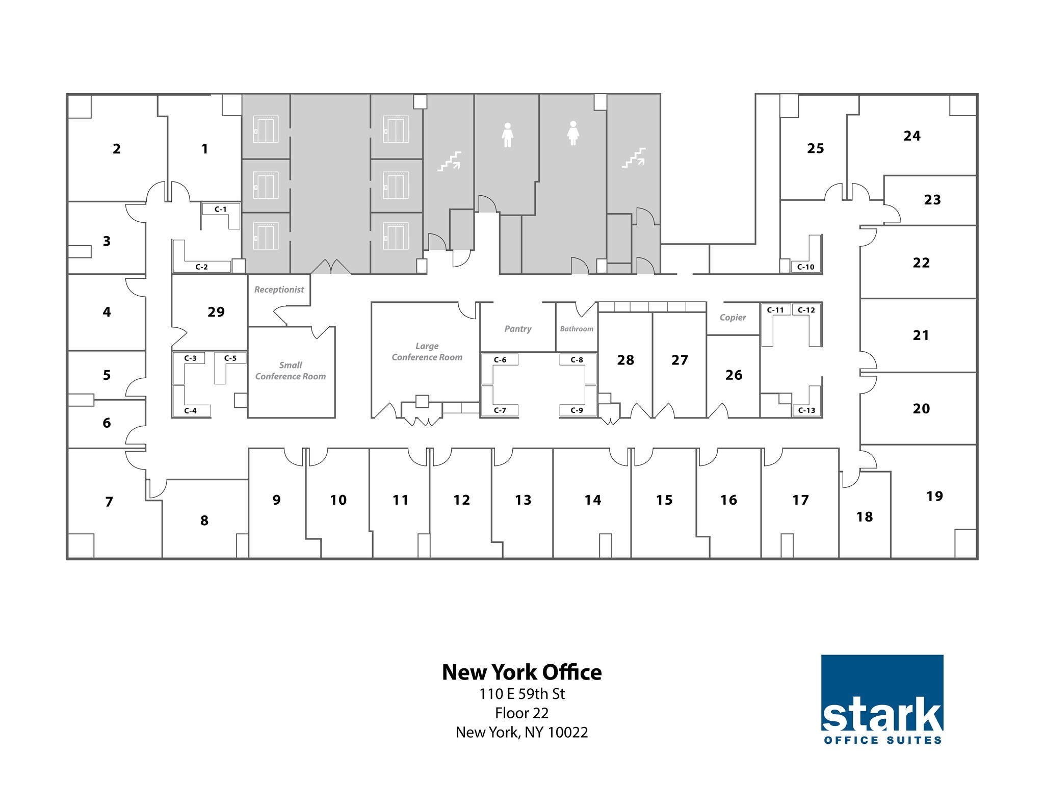 110 E 59th St, New York, NY à louer Plan de site– Image 1 sur 15