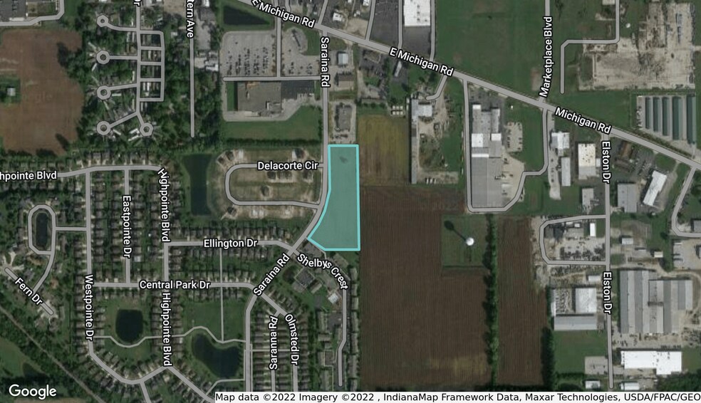0 Saraina Rd, Shelbyville, IN à vendre - Aérien – Image 2 sur 4