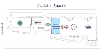 23420 Lorain Rd, North Olmsted, OH à louer Plan de site– Image 1 sur 1