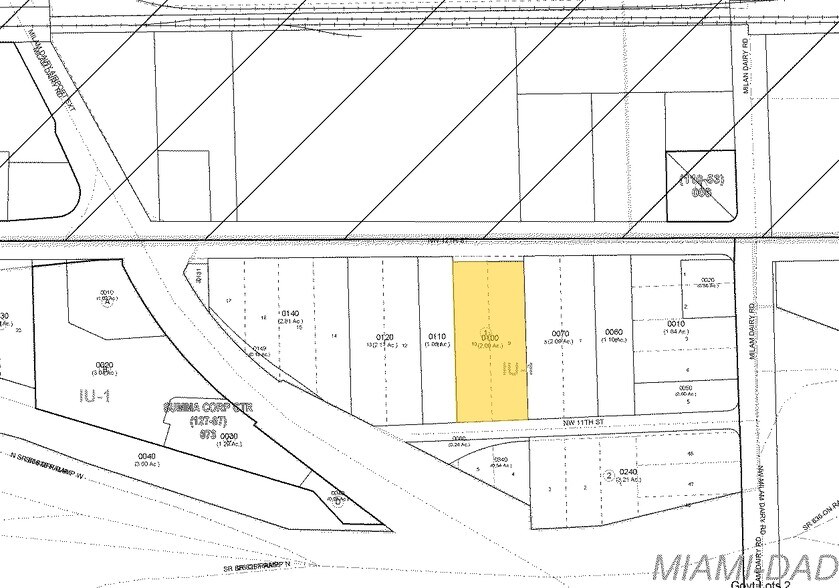 7320 NW 12th St, Miami, FL à louer - Plan cadastral – Image 3 sur 31