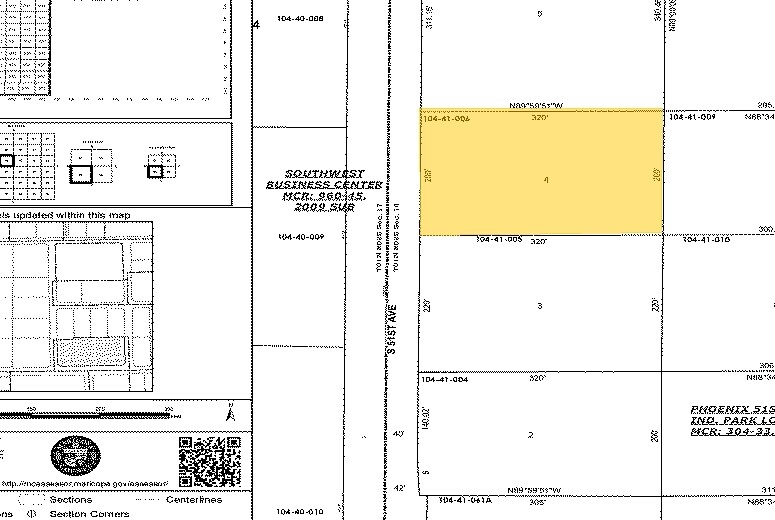 2621 S 51st Ave, Phoenix, AZ à vendre - Plan cadastral – Image 2 sur 9