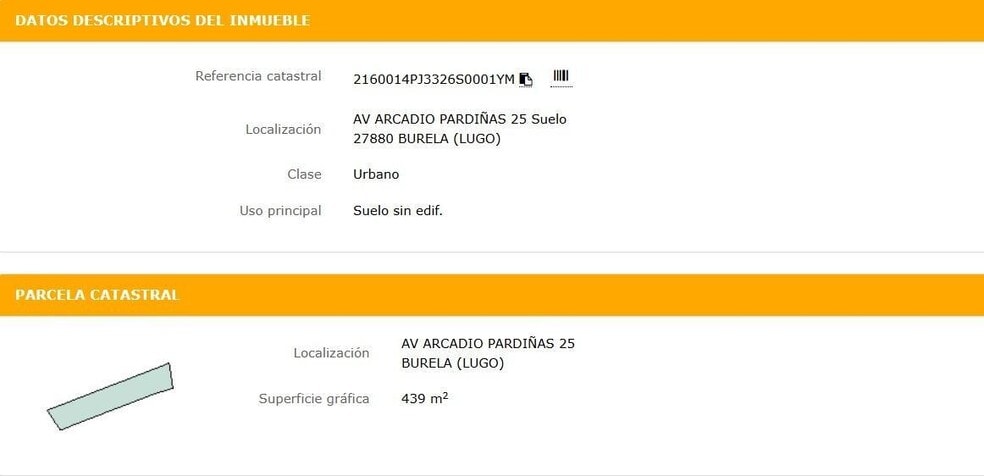 Avenida Arcadio Pardiñas, 25, Burela, Lugo à vendre - Plan de site – Image 3 sur 5