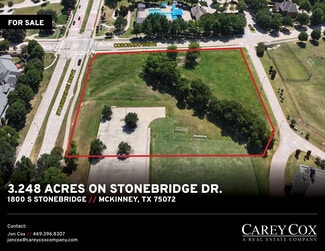 Plus de détails pour 1800 S Stonebridge Dr, McKinney, TX - Terrain à vendre