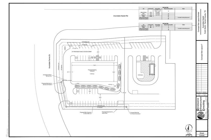 2157 Avondale Haslet Rd, Haslet, TX à vendre - Plan de site – Image 2 sur 3