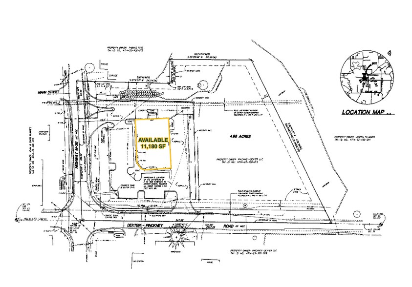 75 S Dexter Rd, Pinckney, MI à vendre - Plan de site – Image 2 sur 2