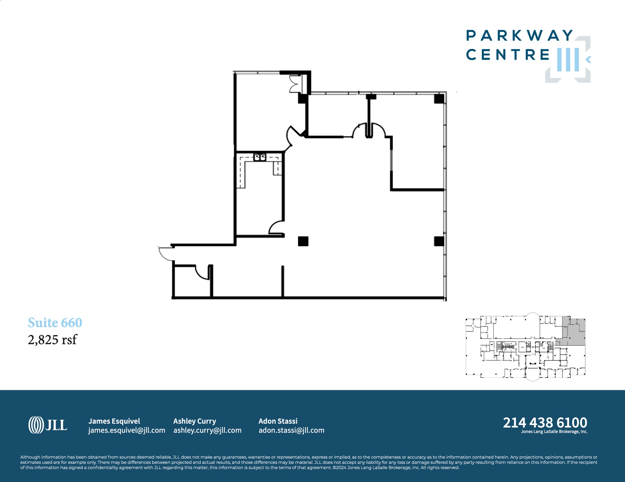 2745 Dallas Pky, Plano, TX à louer Plan d’étage– Image 1 sur 1