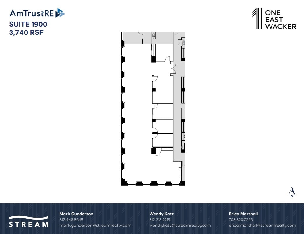 1 E Wacker Dr, Chicago, IL à louer Plan d’étage– Image 1 sur 1