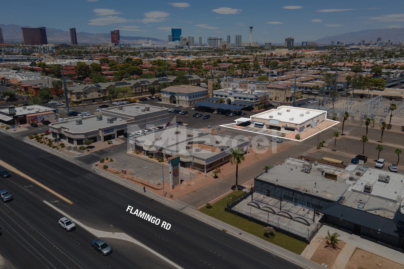 1670 E Flamingo Rd, Las Vegas, NV à louer Aérien– Image 1 sur 8